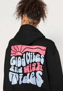 Coupon 🧨 Even&Odd Damen 70'S GOOD PRINT OVERSIZED HOODIE - Sweatshirt - Black ✨ -Even Odd Verkäufe d0bb466557664aa9b07ee2d0bcc1f4cd