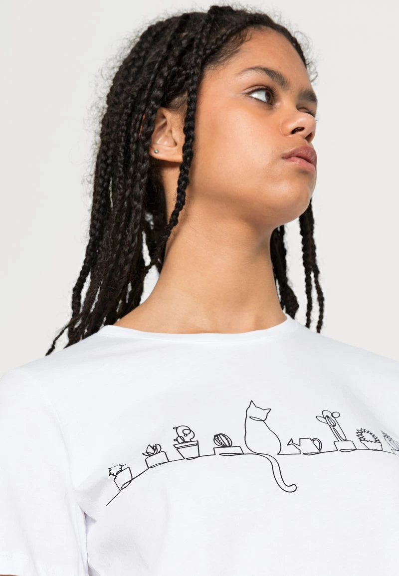 Rabatt 🧨 Even&Odd T-Shirt Print - White | Damen 👍 7 Rabatt 🧨 Even&Odd T-Shirt Print - White | Damen 👍 – Bild 5