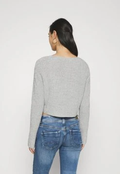 Blitzangebot ✔️ Even&Odd Damen Strickpullover - Mottled Grey 🔔 -Even Odd Verkäufe d97e09b304db48a2b4dfb309f680dca2