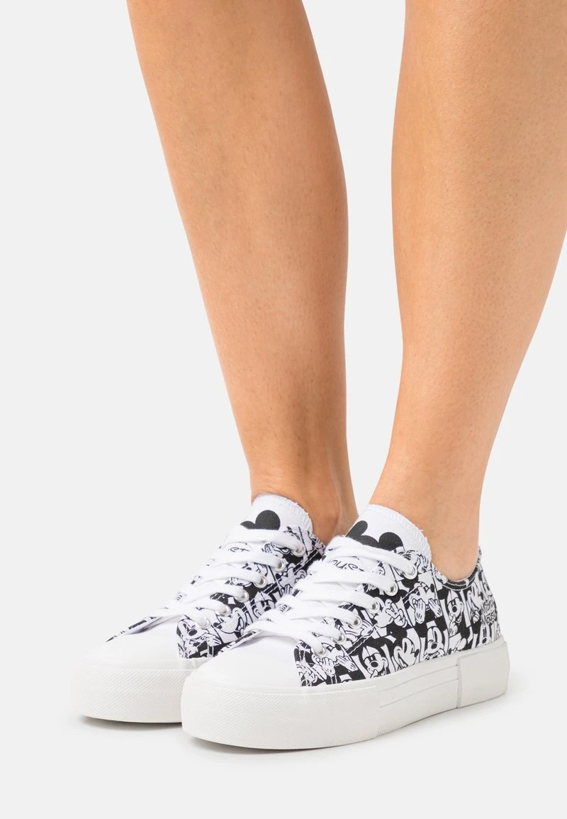 Brandneu 😀 Even&Odd Damen DISNEY MICKEY MOUSE - Sneaker Low - White/black 🔥 3 Brandneu 😀 Even&Odd Damen DISNEY MICKEY MOUSE - Sneaker Low - White/black 🔥