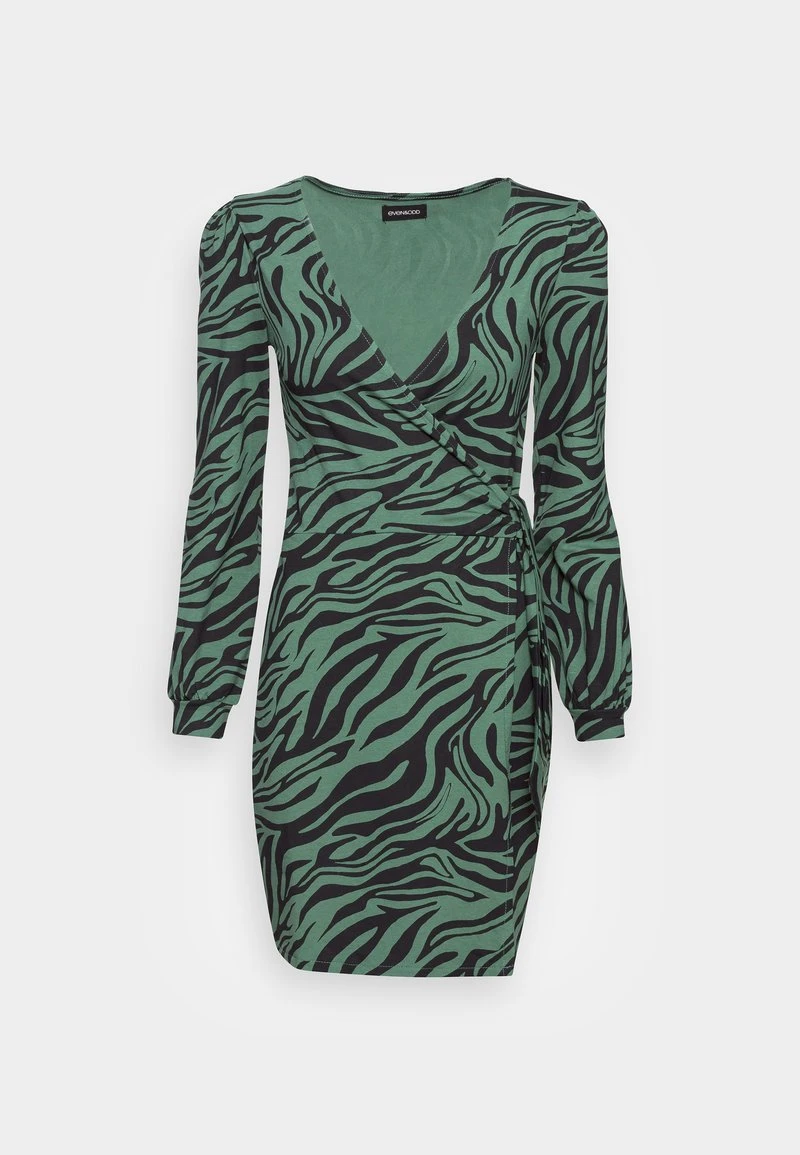 Rabatt 😉 Even&Odd Damen Jerseykleid - Black/green 🤩 6 Rabatt 😉 Even&Odd Damen Jerseykleid - Black/green 🤩 – Bild 4