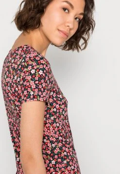 Bestes Angebot ⌛ Even&Odd Damen Freizeitkleid - Black / Multi-coloured ⭐ -Even Odd Verkäufe dbba7582db2c40e18472ba0eef260524