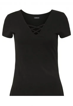 Bestpreis ✔️ Even&Odd Damen T-Shirt Print - Black 🤩 -Even Odd Verkäufe e0b038b13f9e4072ae48e5730a27cf5b