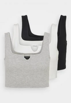 Bestes Angebot 🔥 Even&Odd Damen 3 PACK - Top - Black/white/mottled Light Grey 👏 -Even Odd Verkäufe e29a6a10e9594c0b836cd73b27b9e722