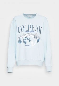 Am billigsten 👍 Even&Odd Damen PRINTED OVERSIZED - Sweatshirt - Light Blue ✨ -Even Odd Verkäufe e620bec5b9e54e62877bc6e6a754bd97