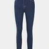 Coupon 🥰 Even&Odd Damen 🤩 Jeans Skinny Fit - Dark Blue Denim ⭐