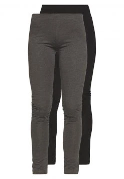 Aktion 🔔 Even&Odd Damen 2 PACK - Leggings - Hosen - Black/mottled Dark Grey 🥰