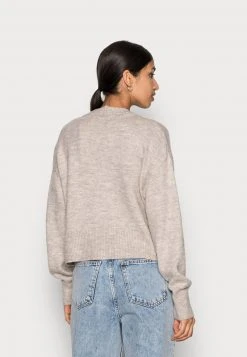 Am billigsten 👍 Even&Odd Damen BASIC BLEND BUTTON CROP - Strickjacke - Taupe ❤️ -Even Odd Verkäufe eca6bd07f8004aa298c2bda2670b0031