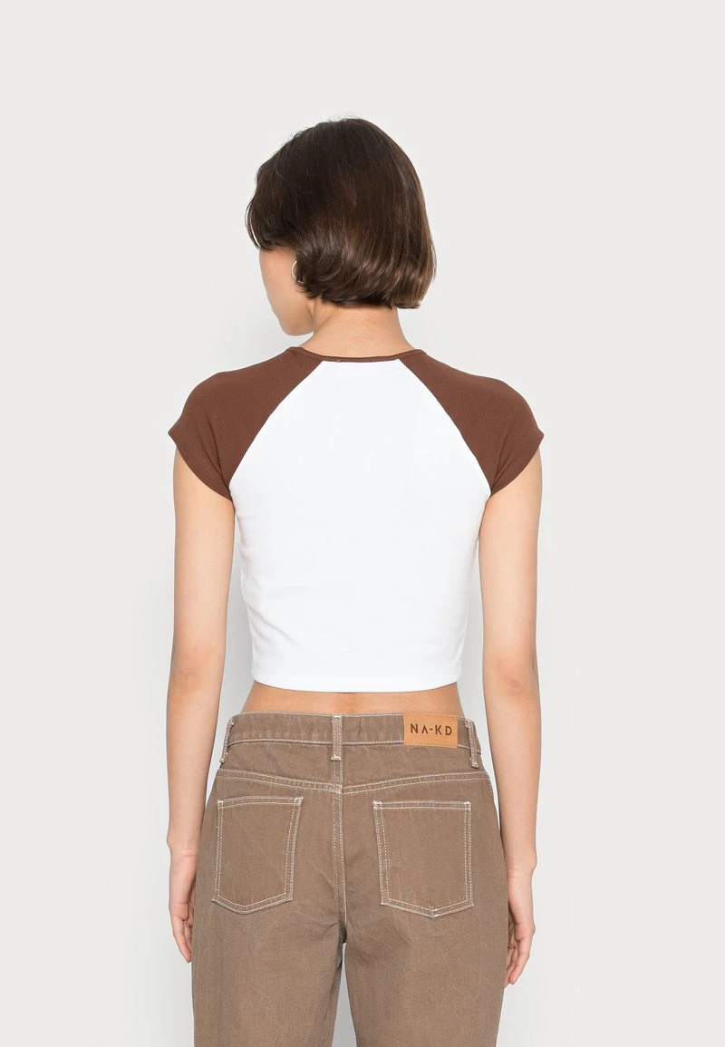 Bestpreis ✨ Even&Odd T-Shirt Basic - White Brown | Damen ✔️ 5 Bestpreis ✨ Even&Odd T-Shirt Basic - White Brown | Damen ✔️ – Bild 3