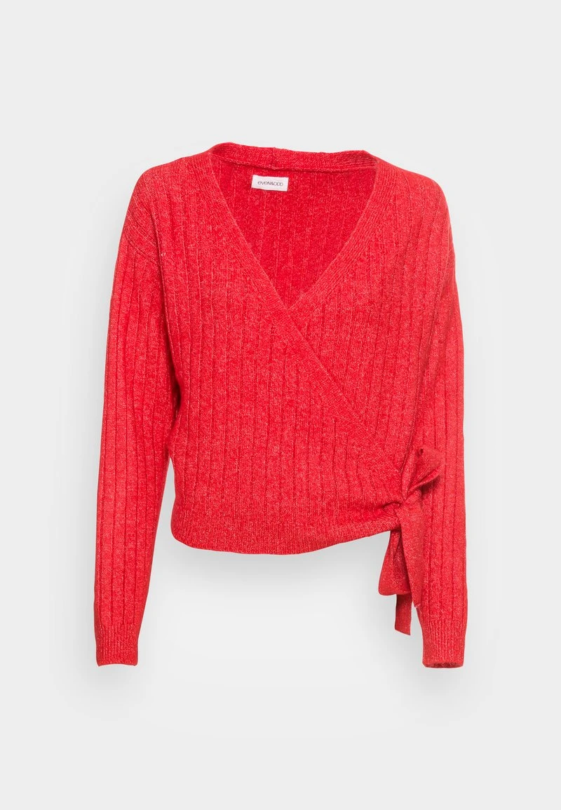 Billig 🤩 Even&Odd Damen WRAPPED CARDIGAN - Strickjacke - Red ⌛ 6 Billig 🤩 Even&Odd Damen WRAPPED CARDIGAN - Strickjacke - Red ⌛ – Bild 4
