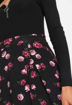 Angebote ✨ Even&Odd Damen A-Linien-Rock - Black/multi Coloured ✔️ -Even Odd Verkäufe f191aaee15064ef3af746ece4ad18a0d