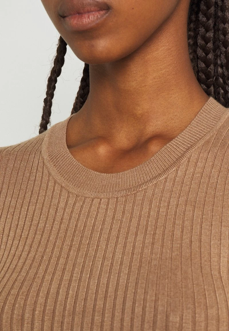 Schlussverkauf 🎁 Even&Odd Damen Knit Mini Wide Rib Basic Dress - Etuikleid - Mottled Dark Brown ✔️ 8 Schlussverkauf 🎁 Even&Odd Damen Knit Mini Wide Rib Basic Dress - Etuikleid - Mottled Dark Brown ✔️ – Bild 6