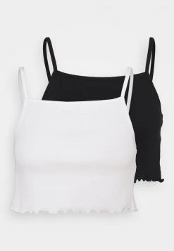 Bestpreis 🔥 Even&Odd Damen 2 PACK - Top - Black/white ⌛ -Even Odd Verkäufe f3622e9864584bb0a429822172764596