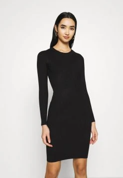 Besorgen ✔️ Even&Odd Damen Knit Mini Wide Rib Basic 🧨 Dress - Etuikleid - Black 🎁