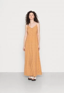 Bester Verkauf 🎉 Even&Odd Damen Maxikleid - Yellow/white ❤️