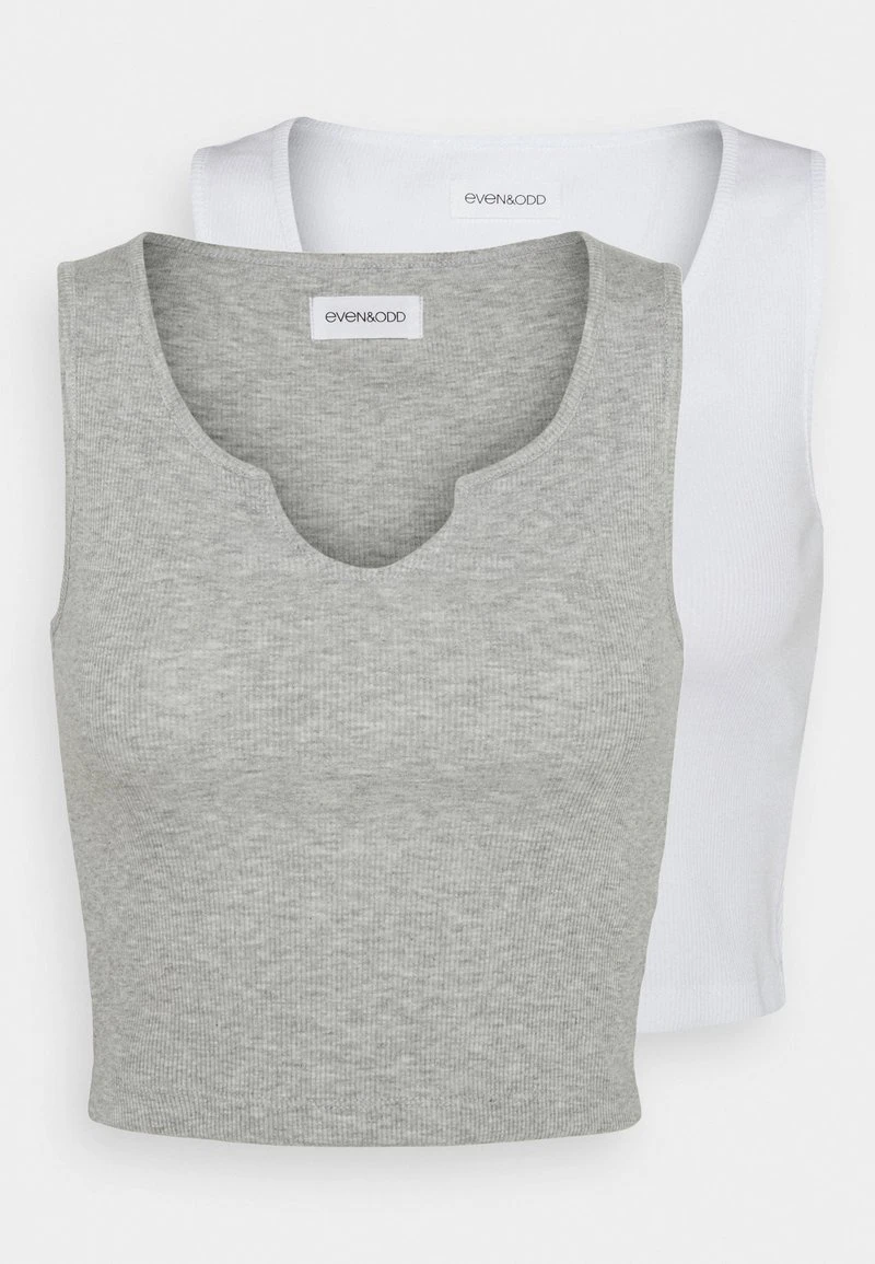 Neu 💯 Even&Odd Damen 2 PACK - Top - Light Grey/white 💯 9 Neu 💯 Even&Odd Damen 2 PACK - Top - Light Grey/white 💯 – Bild 7