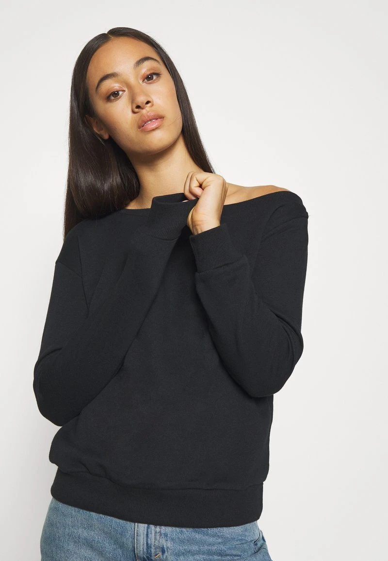 Besorgen ❤️ Even&Odd Damen LOOSE OFF SHOULDER SWEATSHIRT - Sweatshirt - Black 😍 6 Besorgen ❤️ Even&Odd Damen LOOSE OFF SHOULDER SWEATSHIRT - Sweatshirt - Black 😍 – Bild 4