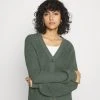 Besorgen 🛒 Even&Odd Damen BUTTON THROUGH CARDIGAN - Strickjacke - Green ⌛ -Even Odd Verkäufe f9a46c77279c4902a4423c2e50a9131a