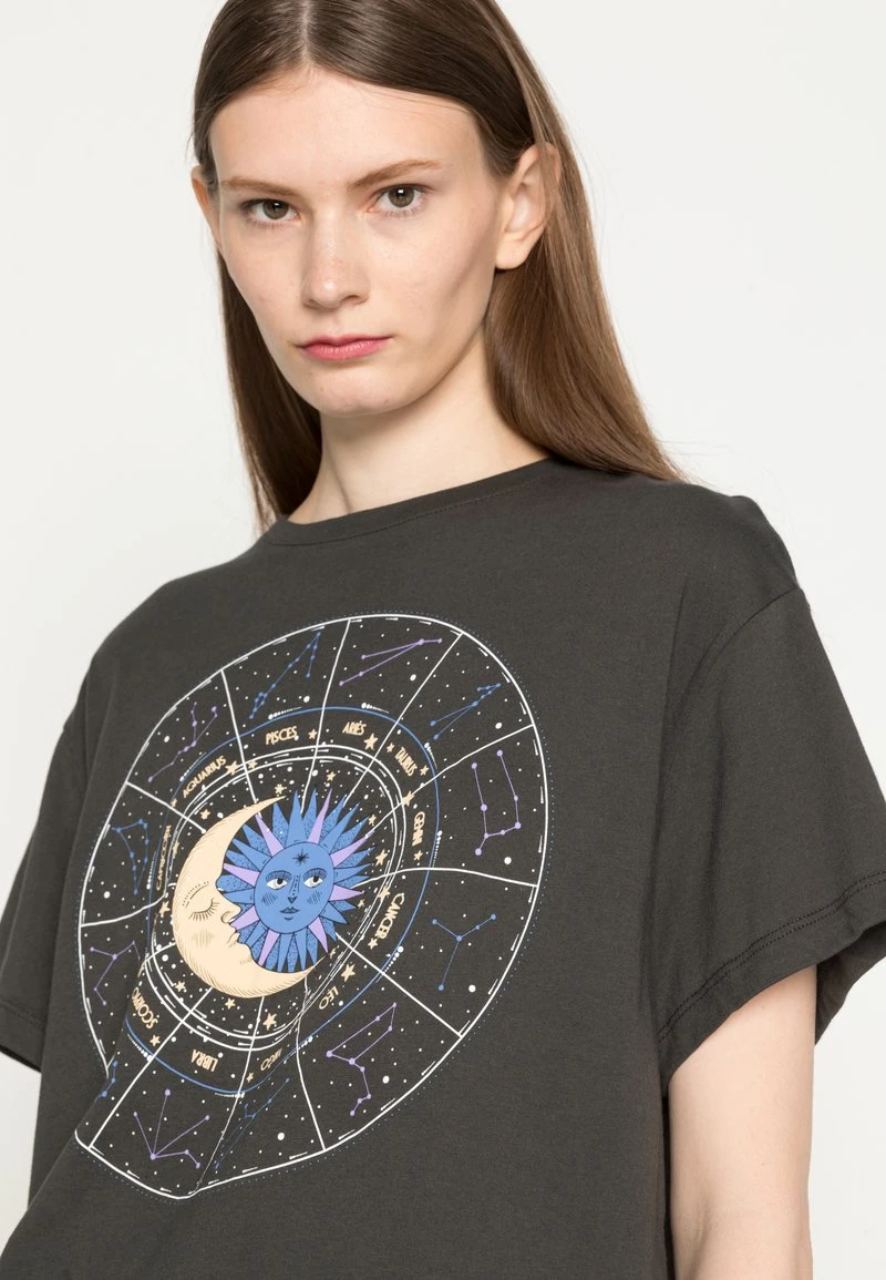 Billig 😍 Even&Odd Damen T-Shirt Print - Anthracite ❤️ 7 Billig 😍 Even&Odd Damen T-Shirt Print - Anthracite ❤️ – Bild 5