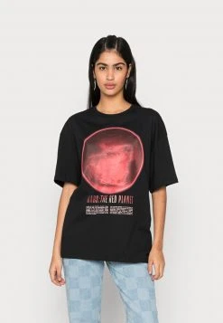 Bestes Angebot ❤️ Even&Odd Damen T-Shirt Print - Black 🤩