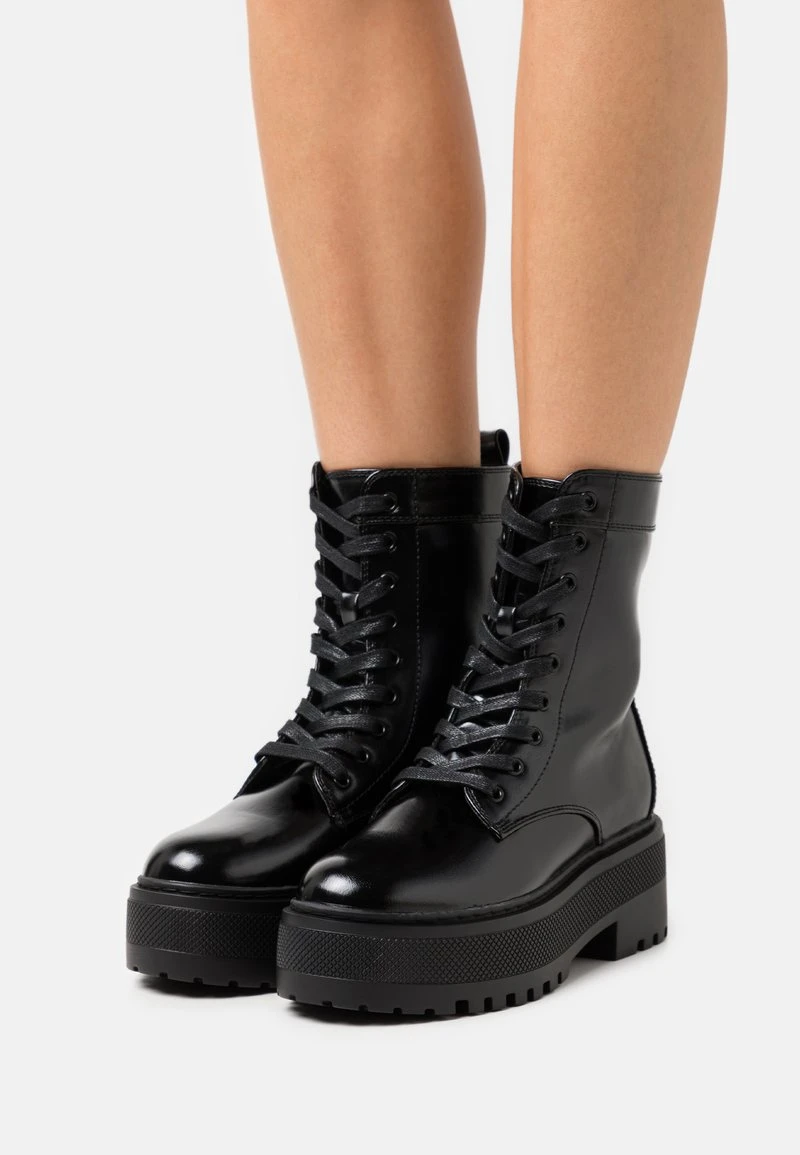 Neu ✨ Even&Odd Damen Schnürstiefelette - Black ❤️ 3 Neu ✨ Even&Odd Damen Schnürstiefelette - Black ❤️