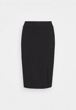Top 10 😀 Even&Odd Damen BASIC - Midi Skirt With Slit - Bleistiftrock - Black ✔️ -Even Odd Verkäufe fe0a541acbea4c499c73f8c628cdb7bc